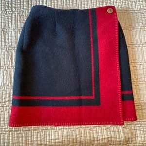 Beautiful, Geometric Wool Skirt